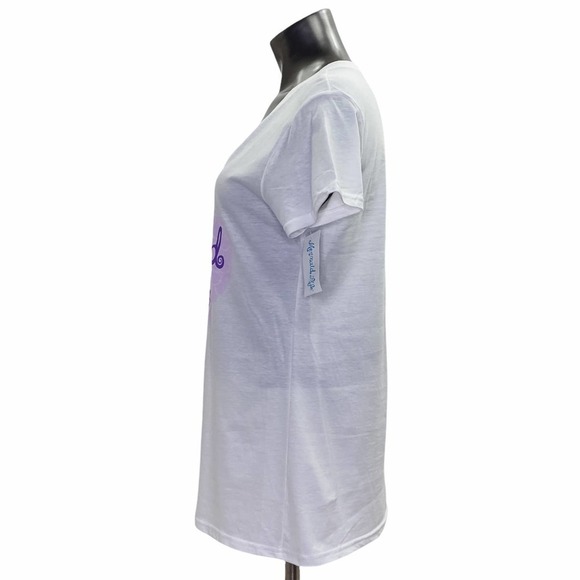 Nwt Mermaid Life White S/S Graphic T-Shirt XL - Picture 3 of 10